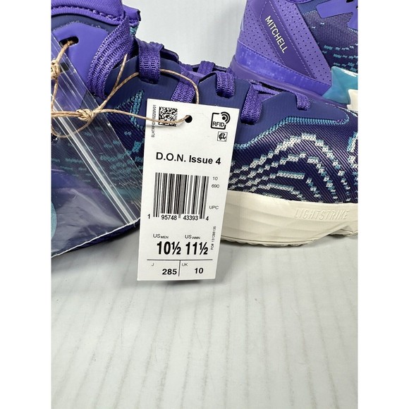 Adidas Donovan Mitchell D.O.N. Issue 4 Mens Size 10.5 HR0710 BRAND NEW - Picture 8 of 8